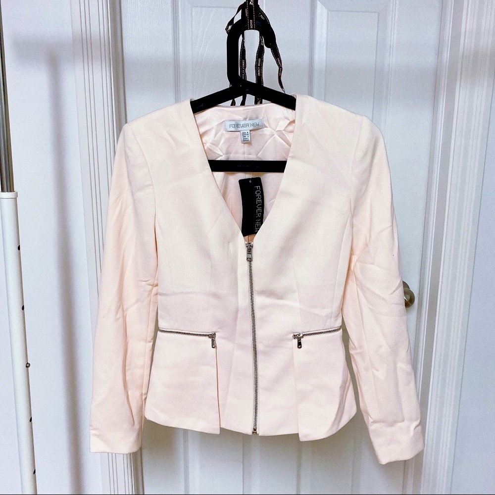 Peony Peplum Blazer Jacket